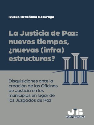 cover image of La justicia de paz